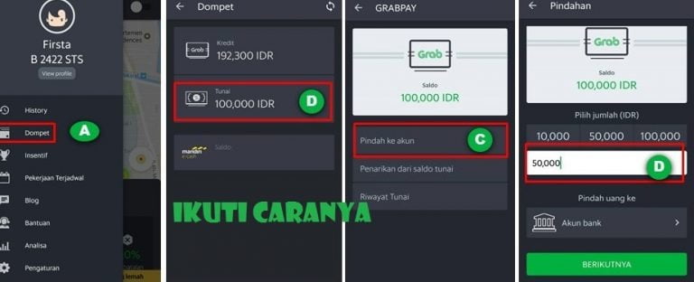 Cara Menacairkan Credit Grab ke bank CIMB niaga