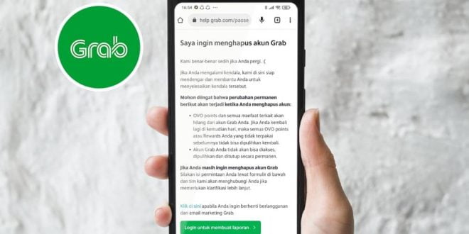 Cara Menghapus Akun Grab Driver secara Permanen