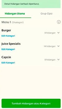 Cara Merubah harga di GrabFood Merchant 9