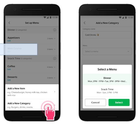 Cara membuat Kategori Menu Baru