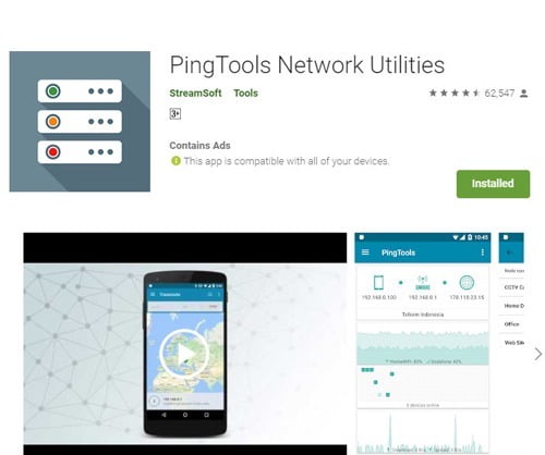 PingTools Network Utilities