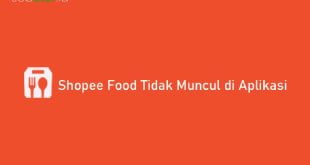 Shopee Food Tidak Muncul
