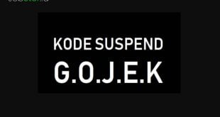 Kode Suspend Gojek Terbaru